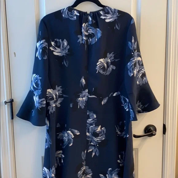 Kate Spade Blue Rose Dress - Picture 5 of 5